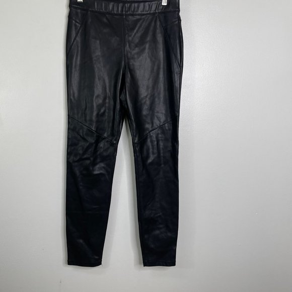 Free People Revolve Vegan Leather High Waist Legging Black Size 28 - Picture 14 of 15